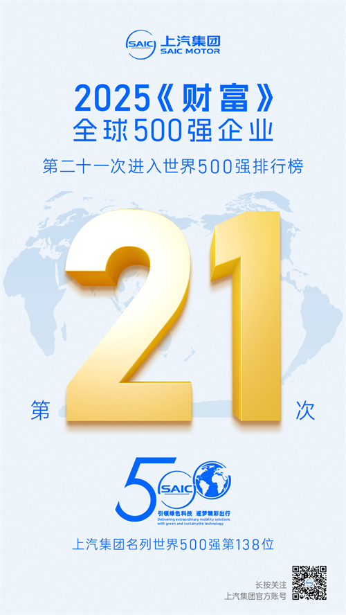 2025《财富》世界500强揭晓 亚星游戏官网第21次上榜
